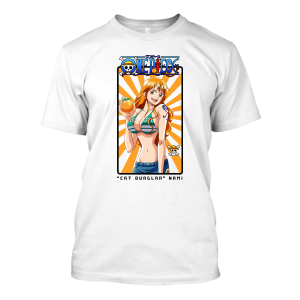 Koszulka Anime - One Piece Nami 1 XXL Biały