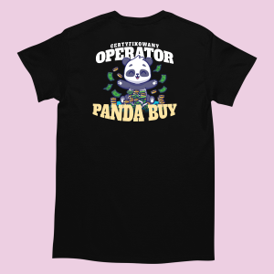 Śmieszna Koszulka - Certyfikowany Operator Pandziaka XXL Czarny