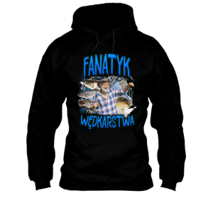 Fanatyk Wędkarstwa - bekowa bluza na ryby XXL Czarny