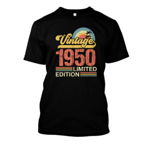 Koszulka personalizowan na urodziny - 1950 limited XXL Czarny