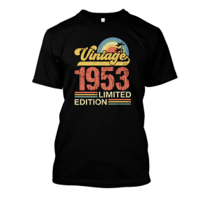 Koszulka personalizowan na urodziny - 1953 limited XXL Czarny