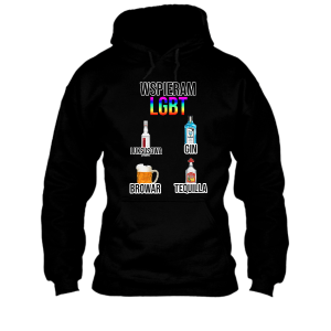 Bekowa bluza na prezent - wspieram LGBT XXL Czarny
