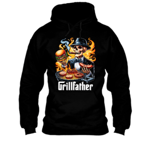 Bekowa BLUZA na prezent - grill father S Czarny