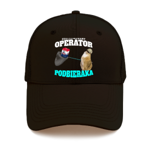 Śmieszna czapka na Ryby - Operator Podbieraka