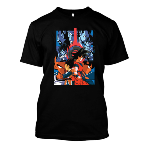 Koszulka Anime - Dragon ball 4 goku XXL Czarny