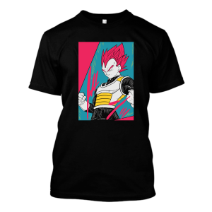 Koszulka Anime - Dragon ball 9 vegeta XXL Czarny