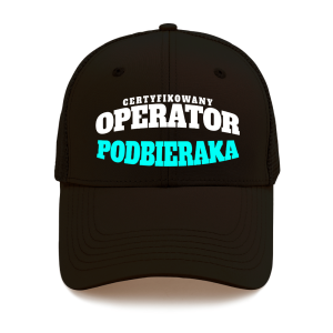 Czapka wędkarska - Certyfikowany operator podbieraka Napis