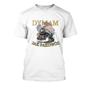 Bekowa koszulka bootleg - dymam jak parowóz XXL Biały