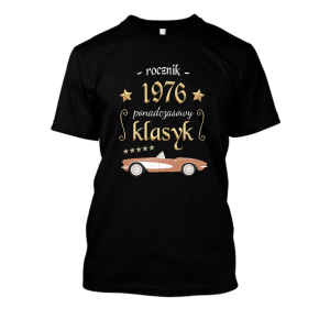 Koszulka na urodziny - ponadczasowy klasyk 1976 XXL Czarny