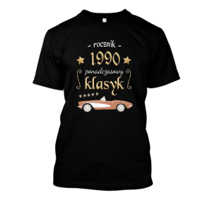 Koszulka urodzinowa - Ponadczasowy klasyk 1990 XXL Czarny