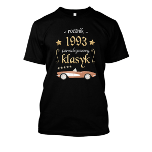 Koszulka urodzinowa - Ponadczasowy klasyk 1993 XXL Czarny