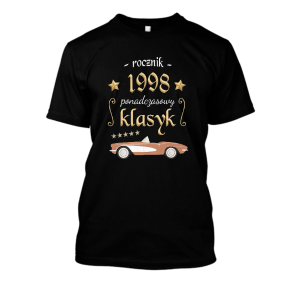Koszulka urodzinowa - Ponadczasowy klasyk 1998 XXL Czarny