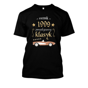Koszulka urodzinowa - Ponadczasowy klasyk 1999 XXL Czarny