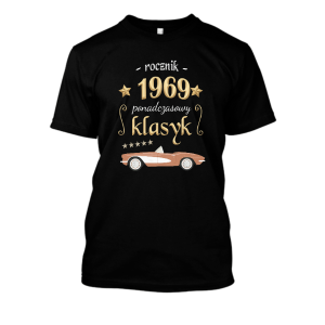 Koszulka urodzinowa - Ponadczasowy klasyk 1969 XXL Czarny