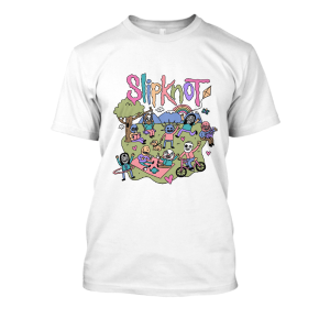 Bekowa koszulka - Slipknot śliczny kwiatki cute alfa XXL Biały