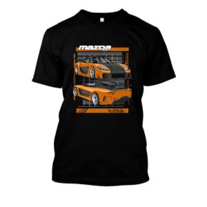 Koszulka bootleg Drift JDM - Mazda RX 7 XXL Czarny Przód
