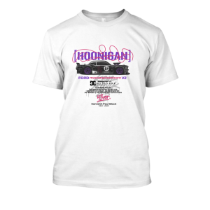 Koszulka bootleg Drift RWD - hoonigan drift M Biały Plecy