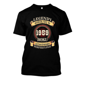 Koszulka legendarny rocznik na prezent - 1959 XXL Czarny