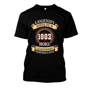 Koszulka legendarny rocznik na prezent - 1982 XXL Czarny