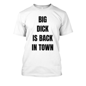 Bekowa koszulka na prezent - Big D is back in town XXL Biały
