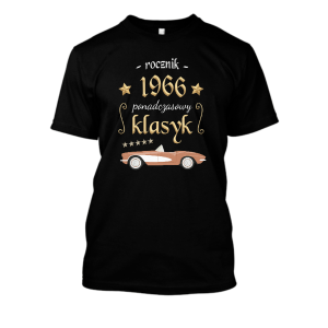 Koszulka urodzinowa - Ponadczasowy klasyk 1966 XXL Czarny