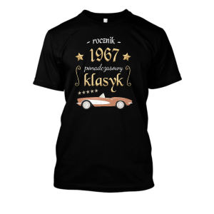Koszulka urodzinowa - Ponadczasowy klasyk 1967 XXL Czarny