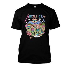 Bekowa koszulka Metal - Metallica śliczny kwiatki cute XXL Czarny