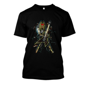 Koszulka merch rock / metal czaszka szkieletor 2 XXL Czarny