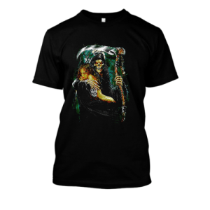 Koszulka merch rock / metal czaszka szkieletor 4 XXL Czarny