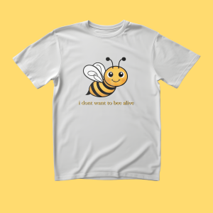 Bekowa koszulka bootleg - i don't want to bee XXL Biały