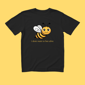 Bekowa koszulka bootleg - i don't want to bee XXL Czarny