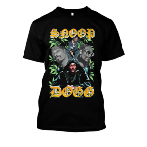 Koszulka bootleg rap/ hip hop - Snoop Dogg 2 XXL Czarny