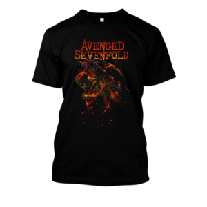 Koszulka merch metal a7x sevenfold XXL Czarny