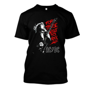 Koszulka merch metal rock ac dc 1 XXL Czarny