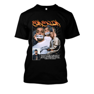 Koszulka merch rap Eminem 1 XXL Czarny