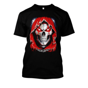Koszulka merch rock / metal czaszka szkieletor 1 XXL Czarny