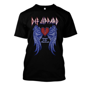 Koszulka merch rock / metal def leppard XXL Czarny