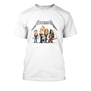 Koszulka merch bootleg rock / metal - Metallica XXL Biały