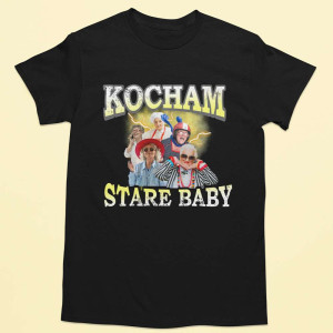 Bekowa koszulka bootleg - Kocham stare baby XXL Czarny