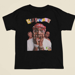Koszulka bootleg vintage - Lil yachty wock XXL Czarny