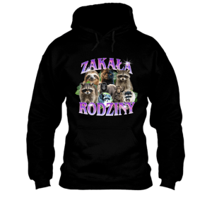 śmieszna bluza bootleg  - Zakała Rodziny prezent XXL Czarny