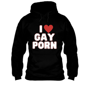 Bluza bekowa na prezent - i Love Gay P0rn XXL Czarny