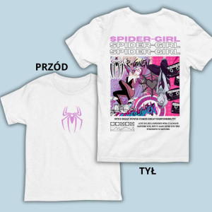 Koszulka na dzień chłopaka - spider girl - L - Biały