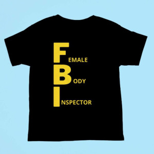 Bekowa koszulka memy - FBI XXL Czarny