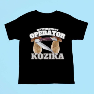 Koszulka na urodziny - Certyfikowany operator Kozika XXL Czarny