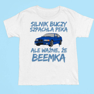 Koszulka BMW Bekowa- Silnik buczy XXL Biały