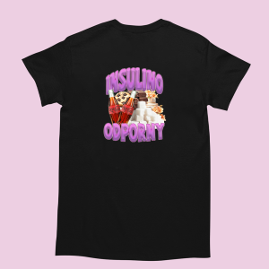 Bekowa koszulka bootleg - insulino odporny XXL Czarny