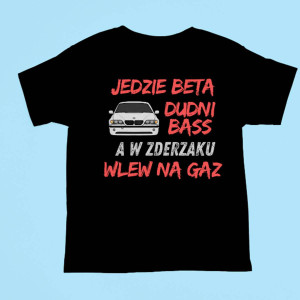 Bekowa koszulka BMW - Jedzie Beta XXL Czarny