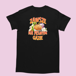 śmieszna koszulka bootleg - Na pełnym gazie XXL Czarny