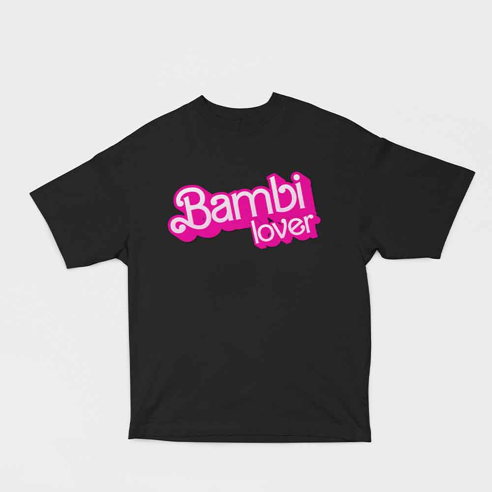 Bekowa oversize Koszulka merch - Bambi Lover XXL Czarny